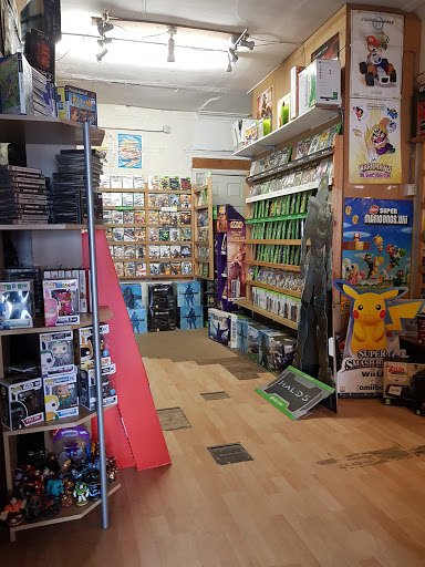 Assortment of retro games and consoles