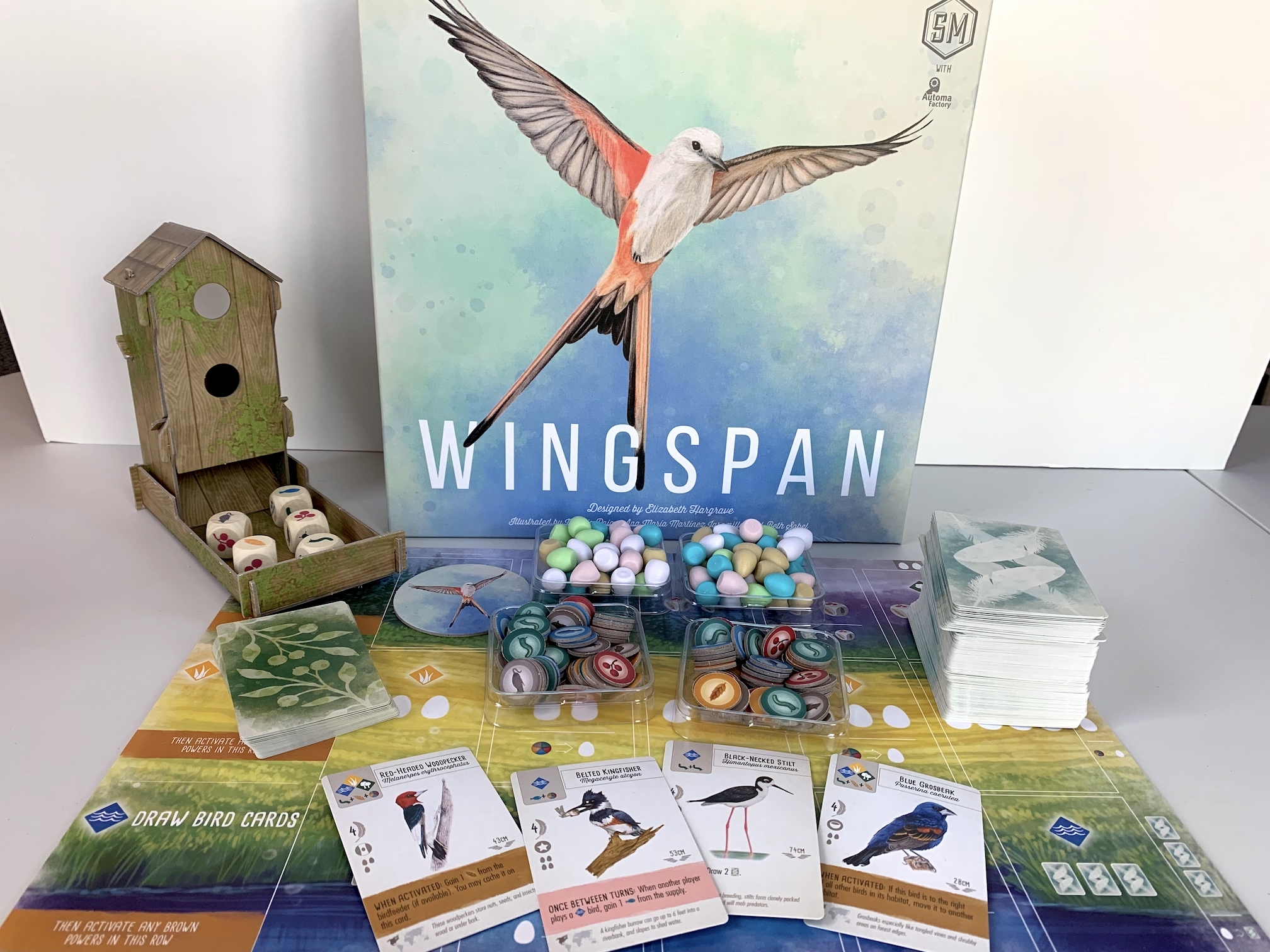 Wingspan Game Components